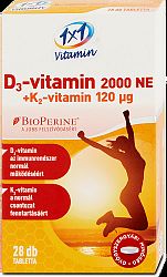 1x1 D3-VITAMIN + K2 BIOPERINNEL 28+28 DB, 56 db