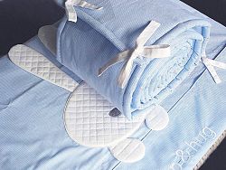 2-részes ágyneműhuzat szett sleep&hug - kék