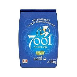 7001 Finom Asztali Só Jódozott Tasakos 500 g