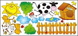 Ablakmatricák - farm 1 - 0,3 m2
