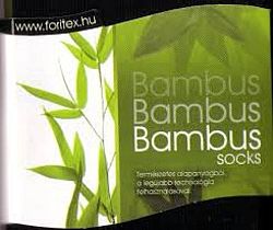 Bambusz zokni, sötétkék 40-42