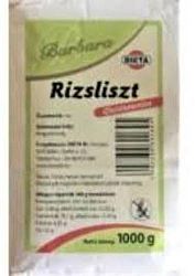 Barbara Gluténmentes Rizsliszt 1000 g