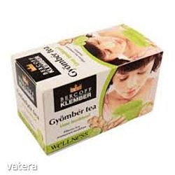Bercoff Klember Gyömbér Tea Lime 20x5g 100 g