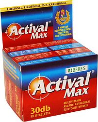 Béres Actival Max multivitamin, 30 db