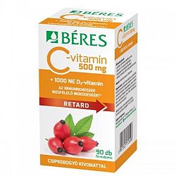 BÉRES C-VITAMIN 500 MG TABLETTA 90 DB