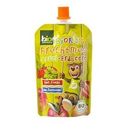 Bio zentrale gyümölcs püré alma-eper, 90 g