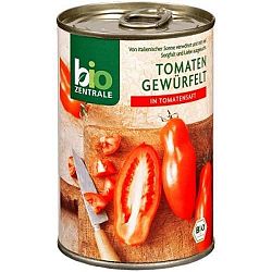 Bio zentrale hámozott paradicsom, 400 g
