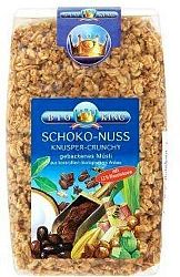 Bioking bio csokoládés-mogyorós müzli, 375 g