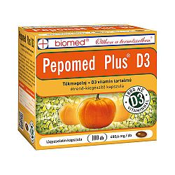 BIOMED PEPOMED PLUS D3 KAPSZULA, 100 db
