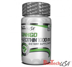 BioTech Ginkgo Biloba + Lecithin, 90 kapszula