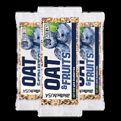 BioTech Oat&fruits Zabszelet, 70 g - áfonya