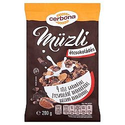Cerbona Müzli étcsokoládés 200 g