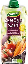 Dennree bio vegyes zöldséglé, 500 ml