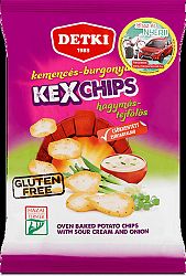 DETKI KEXCHIPS HAGYMÁS-TEJFÖLÖS GLUTÉNM., 75 g