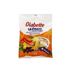 Diabette vegyes gyümölcs cukorka, 70 g