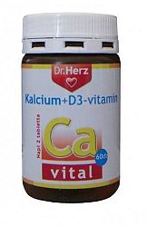 Dr. Herz Kalcium+D3-vitamin, 60 db