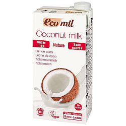 Ecomil bio kókusztej, cukormentes, 1000 ml