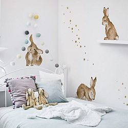 Faldekoráció DEKORNIK - Happy Rabbits