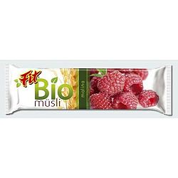 Fit bio müzliszelet, 30 g - Málna