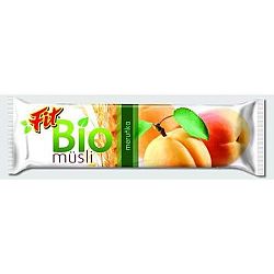 Fit bio müzliszelet, 30 g - Sárgabarack