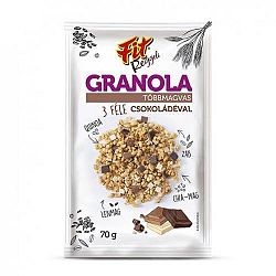 FIT REGGELI GRANOLA 3 FÉLE CSOKIVAL 70G, 70 g