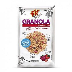 FIT REGGELI GRANOLA PIROS GYÜMÖLCS 70G, 70 g