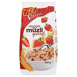 Fit Reggeli ropogós müzli eperrel, 200 g