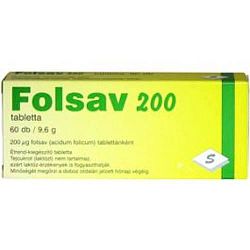 Folsav tabletta 60 db