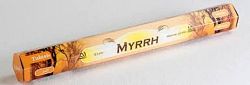 Füstölo hatszögletü tulasi myrrh 20 db