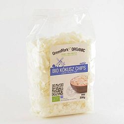 GreenMark bio Kókusz chips, natúr, 200 g