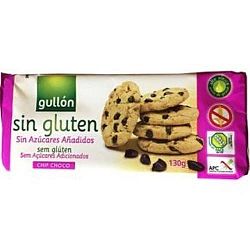 Gullón gluténmentes keksz Chip Choco, 130 g
