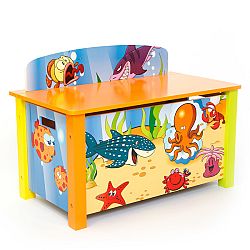 Gyerek játéktároló láda - sea