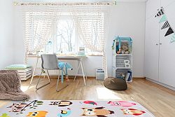 Gyerekszoba függöny Baby Ball - ecru