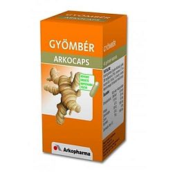 Gyömbér kapszula 45 db, Arkocaps - Emésztés