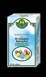 HERBÁRIA B-VITAMIN KOMPLEX TABLETTA, 30 db