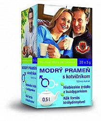 Herbex Kék forrás királydinnyével, 20 filter