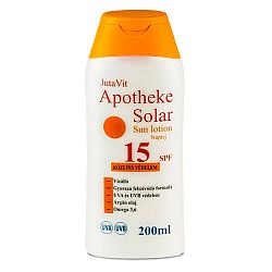 JutaVit Apotheke Solar naptej SPF15, 200 ml