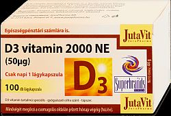 JUTAVIT D3-VITAMIN LÁGYKAPSZULA 100 DB