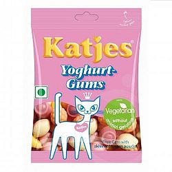 Katjes gumicukorka sovány joghurtporral, 80 g