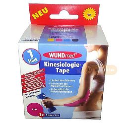 Kineziológiai tapasz 5cmx5m, rózsaszín
