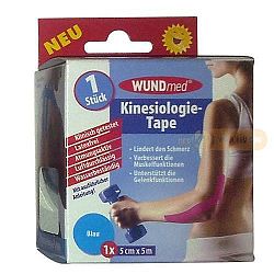 Kineziológiai tapasz 5cmx5m, világoskék
