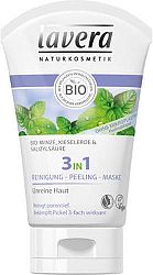 LAVERA 3in1 tisztító peeling maszk, 125 ml