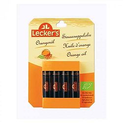 Lecker's bio Narancsolaj, étkezési, 4x2 ml