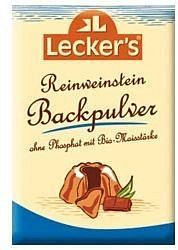 Lecker's bio Természetes bórkő sütőpor, 4x18 g