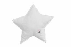 len- párna Star - fehér