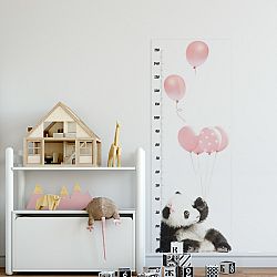 Magasságmérő DEKORNIK - pandamackó - rózsaszín