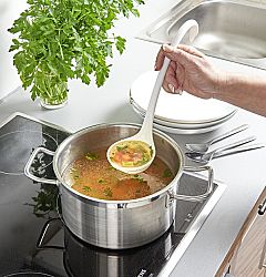 Merőkanál  Hattyú - fehér színben