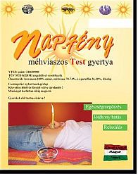Nap-fény testgyertya kamilla 10 db