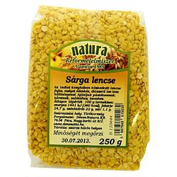 Natura sárga lencse, 250 g