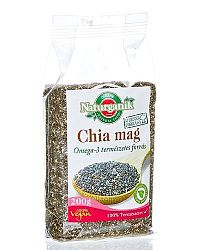 Naturganik chia mag, fekete, 200 g